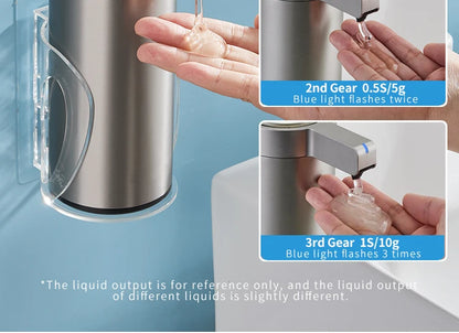 270ml Automatic Touchless Soap Dispenser – Smart Infrared Sensor Liquid Soap Dispenser with 304 Stainless Steel for Kitchen & Bathroom
