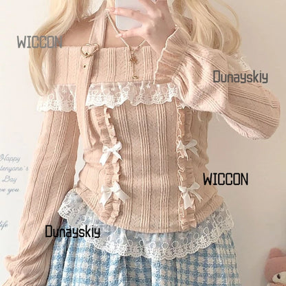 Woman Character Angel Role Play Costume – Japanese Anime Kimono Slit Elf Goddess Dress COS Uniform Set
