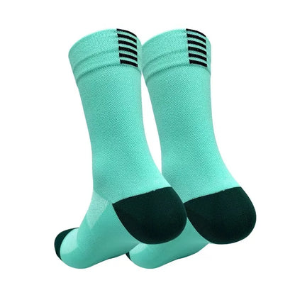 Professional Cycling Socks – Quick-Dry Long Tube Sports Socks for Men & Women