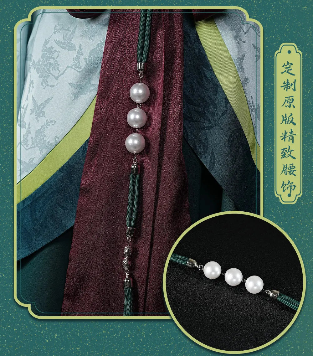 Maomao Cosplay Costume – Green Dress (The Apothecary Diaries Anime Outfit, Halloween/Party Set)