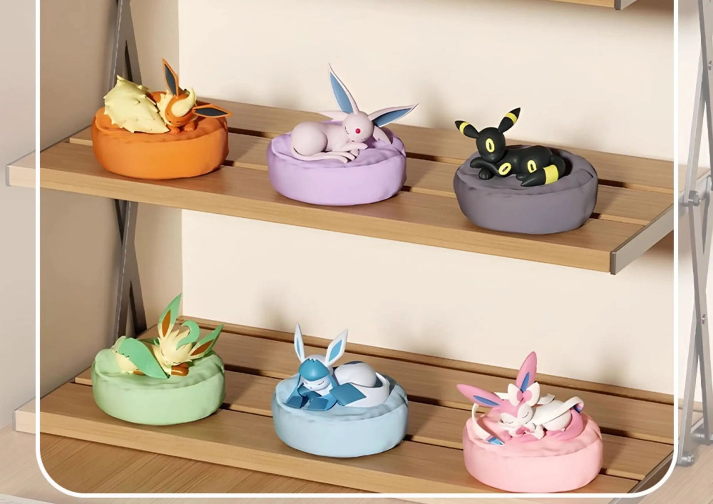 Original Pokémon Eevee Sleeping Position Series Blind Box – Sylveon, Umbreon, Flareon, Jolteon Desktop Decoration Model Gift