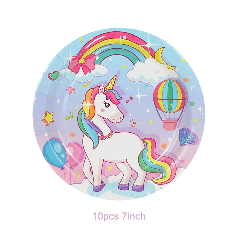 Large Standing Unicorn Foil Balloon – Kids' Unicorn Birthday Party Decoration, Cute Animal Balloon for Girls, Baby Shower & Party Favors