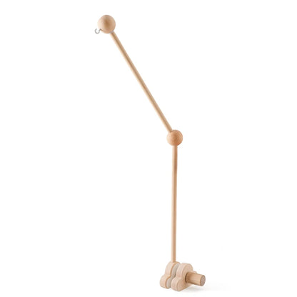 Móvil Musical para Cuna de Bebé Recién Nacido – Caja de Música con Sonajero Colgante Giratorio de Estilo Madera, Juguete Musical Relajante para Bebés de 0 a 12 Meses, Decoración para Cuna de Guardería y Regalo para Baby Shower
