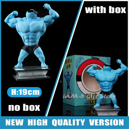 18cm Pokémon Figures – Gym Cartoon Fitness Muscle Action Figures (Charmander, Bulbasaur, Squirtle) Anime Fit Model Figurines Toys