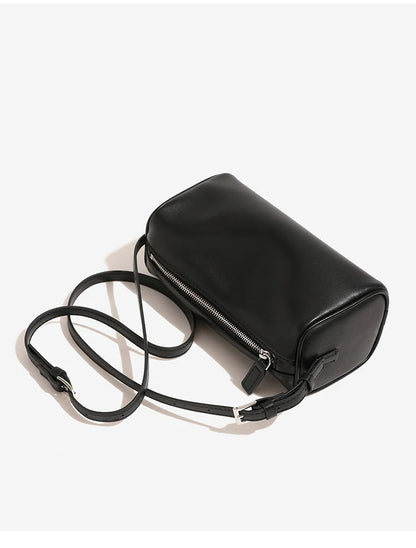 Bolso bandolera retro de cuero dividido de los 90 para mujer – Mini bolso de hombro de lujo 2026, bolso de moda de gamuza de piel de vaca suave con correa de un solo hombro para estilo casual y vintage