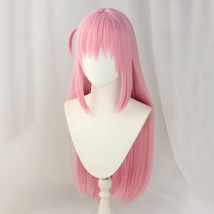 Bocchi the Rock! Cosplay Costume – Hitori Gotou / Ryou Yamada / Nijika Ijichi Pink School Uniform Set (Women’s Halloween Outfit)