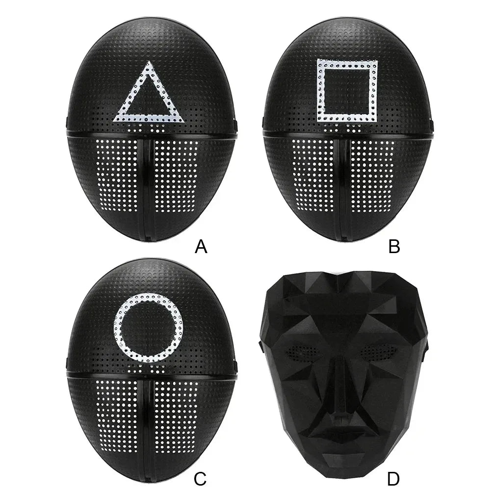 Korean TV Series Inspired Cosplay Mask – Halloween Game Theme Party Prop Accessory for Christmas Gift, Pretend Play & Roleplay Events