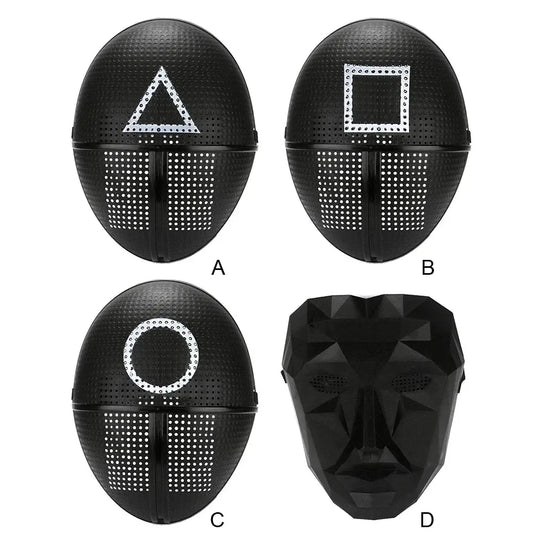 Máscara de Cosplay Inspirada en Serie de TV Coreana – Accesorio de Atrezzo para Fiesta Temática de Juego de Halloween, Regalo de Navidad, Juego de Imaginación y Eventos de Rol