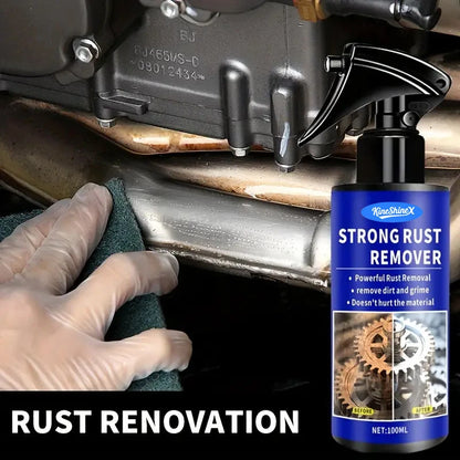 Automotive Rust Remover Spray – Fast-Acting Metal & Iron Rust Cleaner for Car Parts, Exhaust Pipes, Tools & Stain Removal
