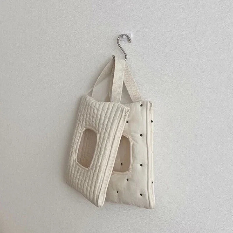 Distributeur de mouchoirs pour poussette – Boîte à mouchoirs portable pour voiture et organiseur de serviettes en papier pour poussettes, sacs à langer et voyages