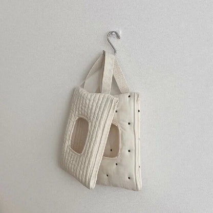 Distributeur de mouchoirs pour poussette – Boîte à mouchoirs portable pour voiture et organiseur de serviettes en papier pour poussettes, sacs à langer et voyages