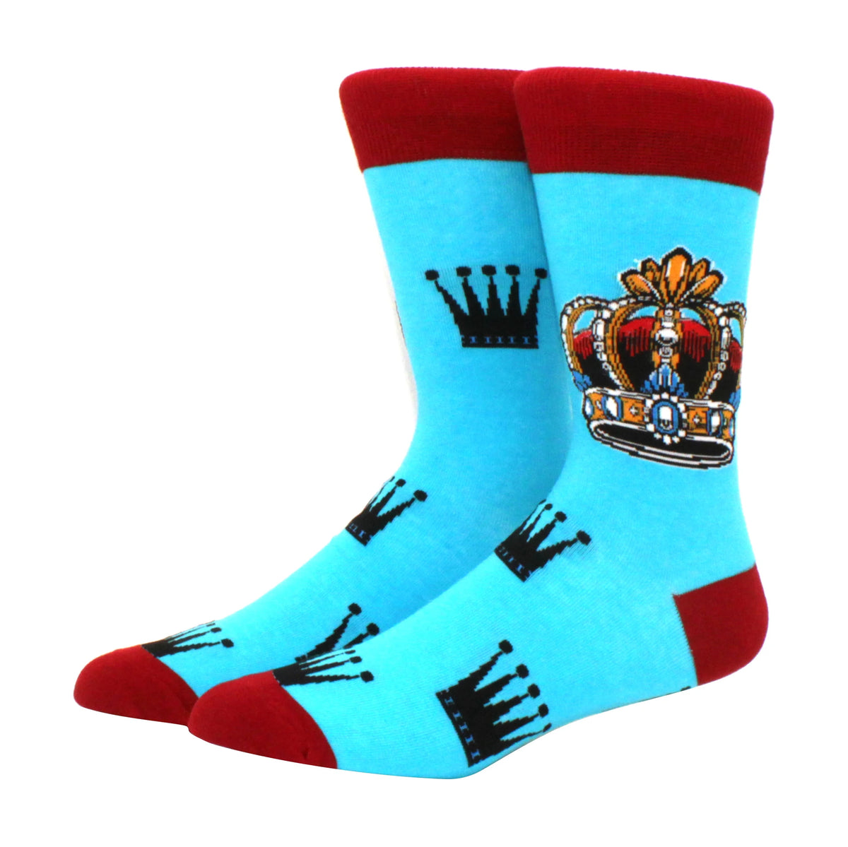 Funny Colorful Hip Hop Socks – Combed Cotton Animal, Astronaut & Geometric Print Socks for Men & Women, Business Dress Wear
