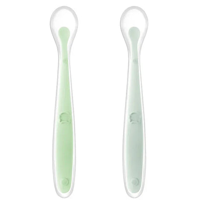Soft Silicone Baby Feeding Spoon – Gentle Training Spoon for Infants, Toddlers & Baby-Led Weaning