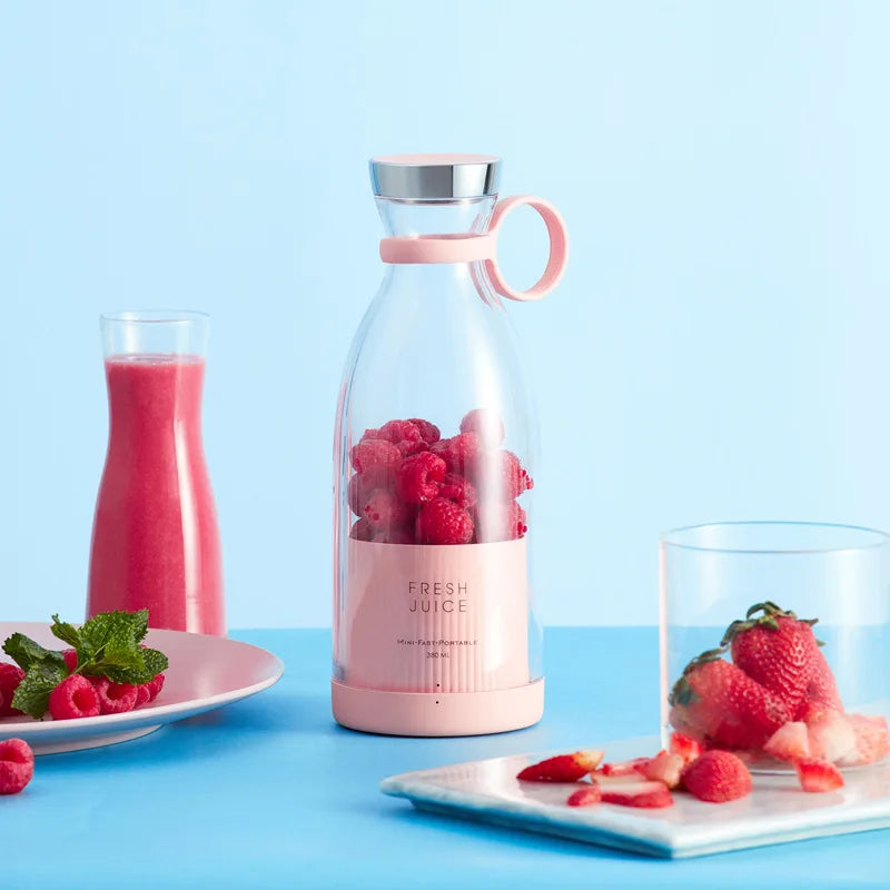 Mini Portable USB Juicer Blender – Electric Fruit Mixer & Multifunction Juice Maker for Smoothies, Milkshakes and Food