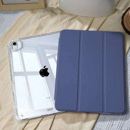 iPad Case with Pencil Holder for iPad A16, A19, 12th & 11th Gen (2026), Air 11/13, Air 8 M4/M3/M2, Pro 11/12.9/13 M4 & M5, Air 4/5, 10.9, 10.5, 10.2 & 9.7