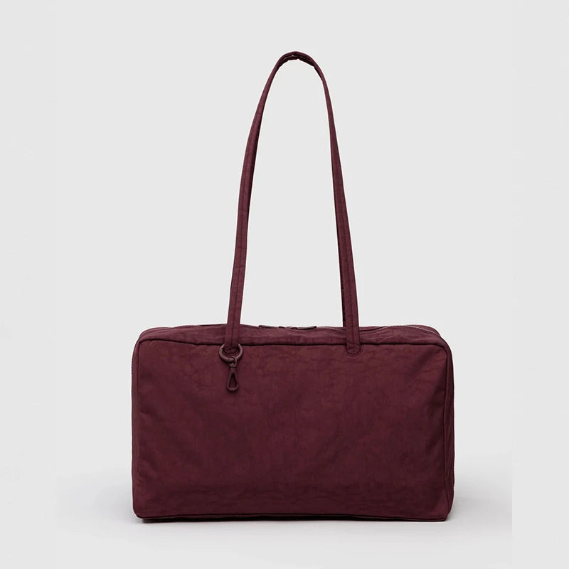 Bolso de hombro tipo tote de nailon de gran capacidad para mujer – Bolso de mano de diseñador de lujo, ligero y versátil para el trabajo, viajes, compras y uso diario a la moda
