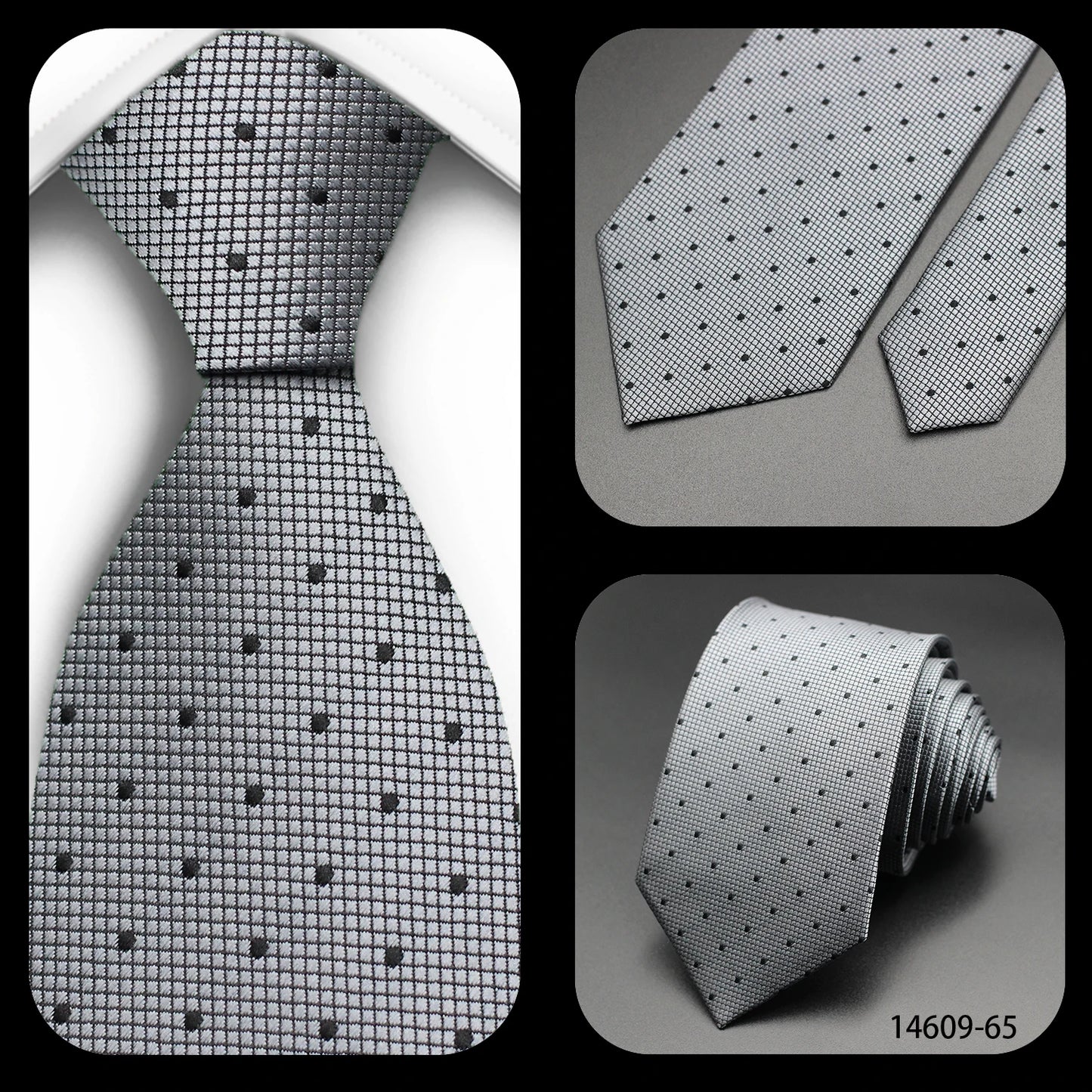 Corbata Floral de Puntos para Hombre – Corbata Casual de Moda Azul Roja Amarilla para Negocios, Bodas y Ocasiones Formales | Accesorio de Regalo