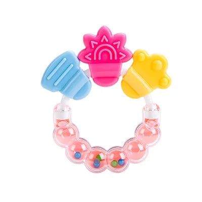 Hochet Girafe – Hochet Musical Sensoriel pour Nouveau-Né (0-12 Mois), Jouet de Dentition pour Bébé, Hochet Musical en Forme de Marteau de Sable pour le Développement et l'Éveil de Bébé