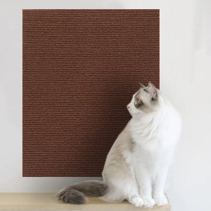 Tapis auto-adhésif à griffer pour chats – Protection de tapis DIY prédécoupable pour murs, coins et meubles