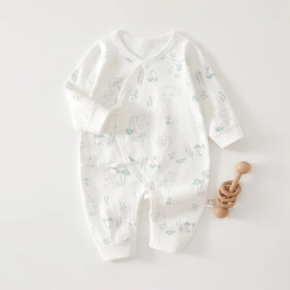 AYNIGIELL Mono de bebé recién nacido – Pelele suave de cuatro estaciones para bebés y niñas (0-6 meses)