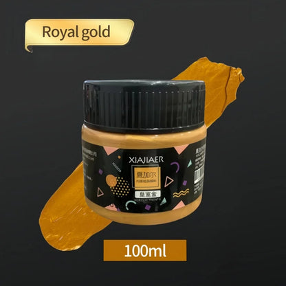 Metallic Acrylic Paint Pigment – Gold, Silver & Bronze Pearlescent (100ml / 300ml) for Painting & Art Projects