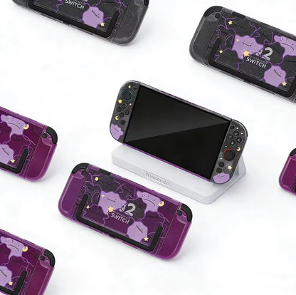 Pokémon Nintendo Switch 2 Protective Case – Split Ditto & Pikachu Anti-Scratch Cover for NS2 Console & Gaming Accessories