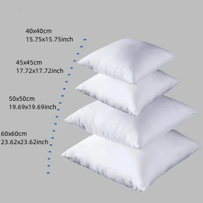 Relleno prémium blanco para cojín decorativo - Suave relleno con efecto rebote para sofá, cama, silla y coche (varios tamaños)