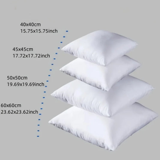 Relleno prémium blanco para cojín decorativo - Suave relleno con efecto rebote para sofá, cama, silla y coche (varios tamaños)