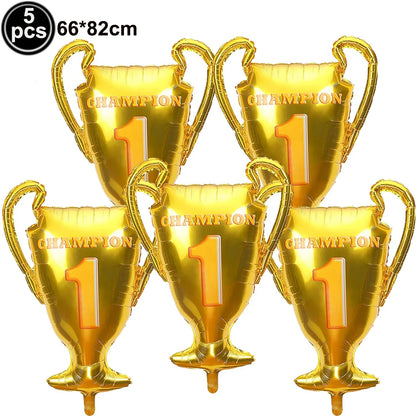 Racing Car Birthday Party Decorations – Race Car, Tire Wheel, Traffic Cone & Checkered Balloons for Kids' Racing-Themed Parties