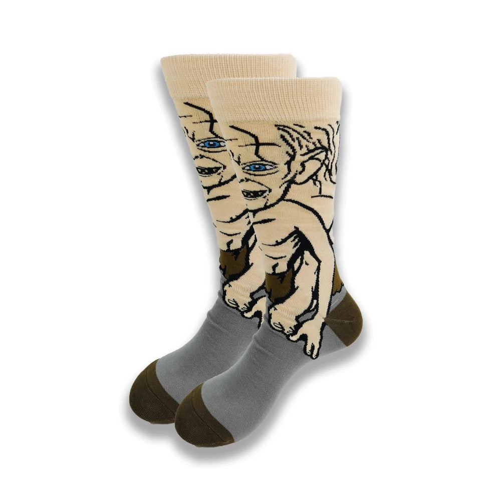 Funny Cartoon Character Socks – High-Quality Comfortable Novelty Socks for Men & Women, Latest Design