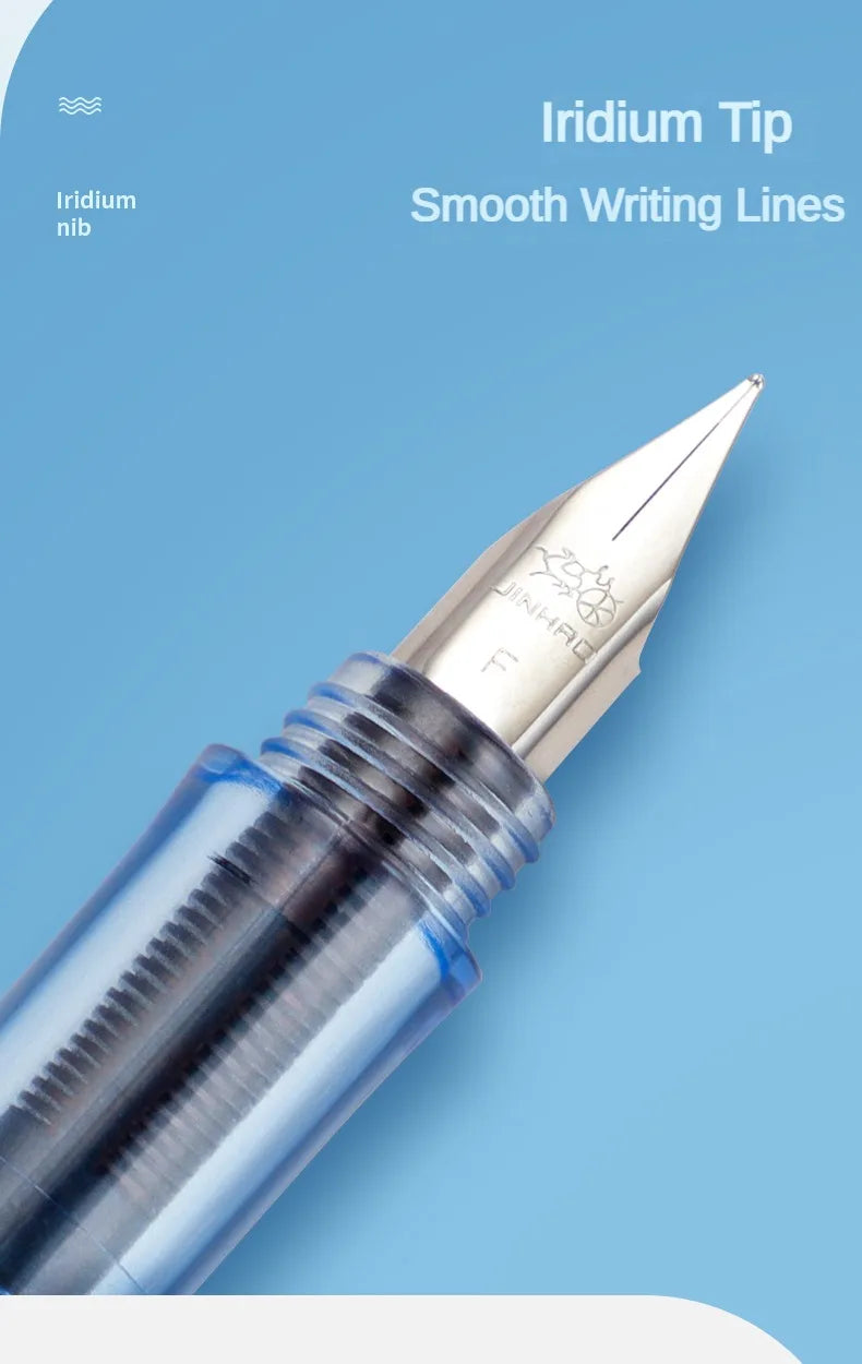 Stylo-plume Jinhao Shark – Stylo-plume à plume fine de 0,5 mm pour la calligraphie, l'écriture, le travail de bureau, les fournitures scolaires et la papeterie étudiante