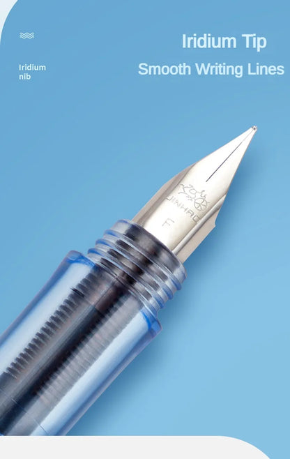 Stylo-plume Jinhao Shark – Stylo-plume à plume fine de 0,5 mm pour la calligraphie, l'écriture, le travail de bureau, les fournitures scolaires et la papeterie étudiante