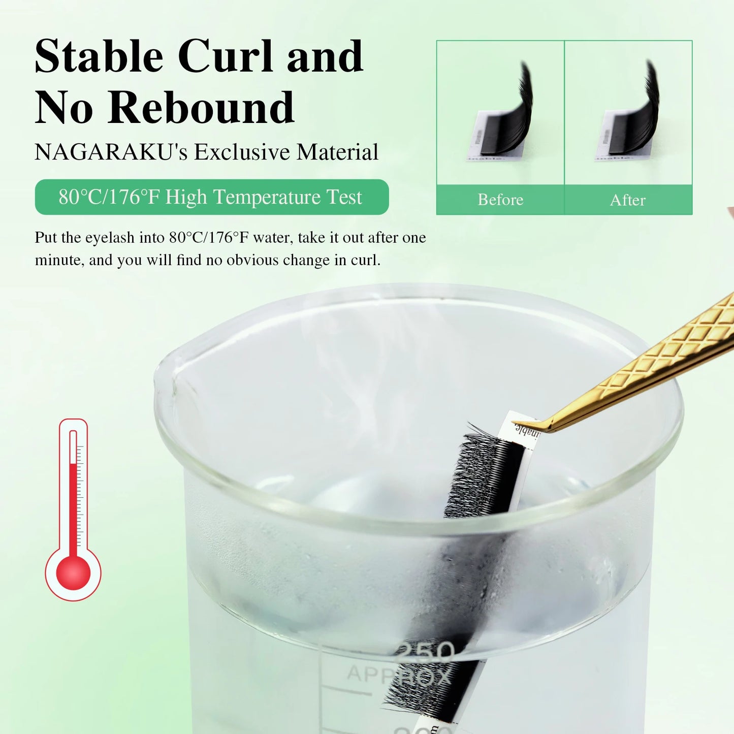NAGARAKU V Shape Premade Eyelash Extensions – 2D/3D/4D/5D W Volume Fans for Natural Soft Fluffy Volume Lash Look