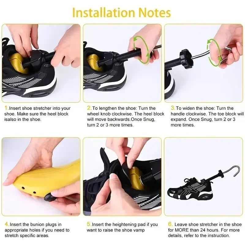 1PC Adjustable Shoe Stretcher – Professional Shoe Tree with Length & Width Adjustment for Boots, Sneakers, Heels & Men's/Women's Shoes