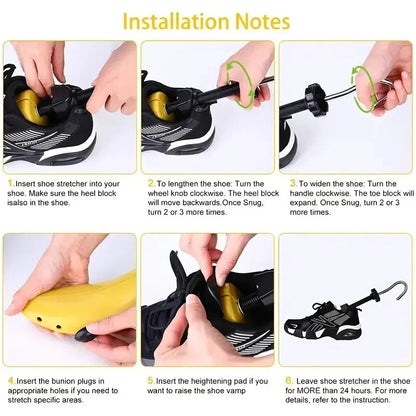 1PC Adjustable Shoe Stretcher – Professional Shoe Tree with Length & Width Adjustment for Boots, Sneakers, Heels & Men's/Women's Shoes