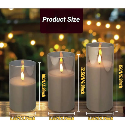 6-60PCS LED Flameless Candles – Battery-Operated Artificial Candles for Weddings, Parties & Decorative Home Events