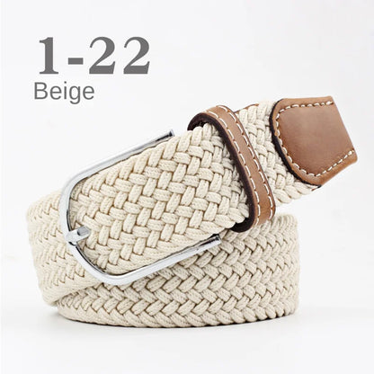 Unisex Canvas Belt Adjustable Nylon Waist Belt for Jeans, Casual & Outdoor Wear (107/120cm)