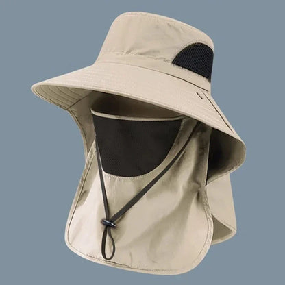 Outdoor UV Protection Bucket Hat – Sun Hat with Neck Flap for Hiking, Fishing, Camping & Outdoor Activities
