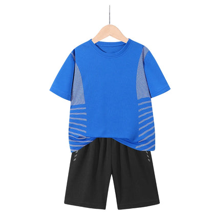 Maillot et short de football pour enfants Ensemble d'entraînement 2 pièces pour garçons