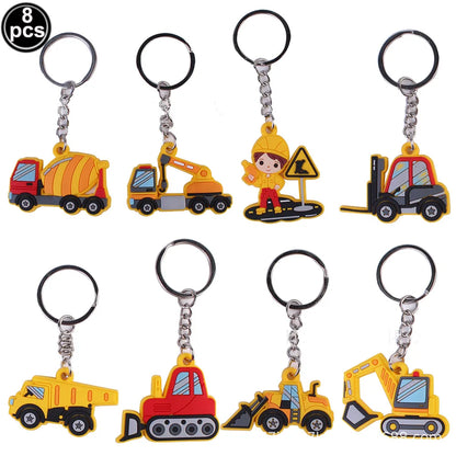 Construction Truck Slap Bracelets – Kids' Engineering-Themed Wristbands for Construction-Themed Birthday Parties, Party Favors & Goodie Bag Fillers