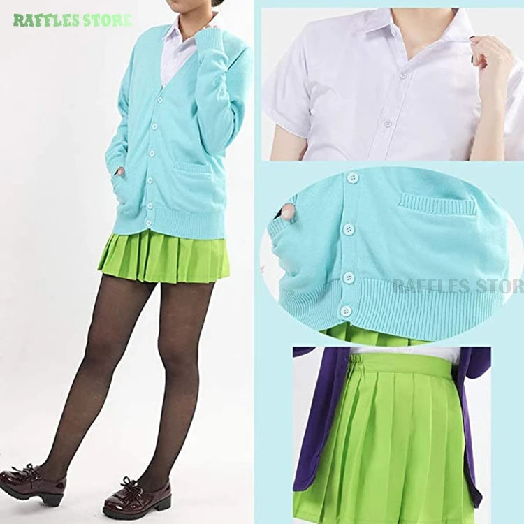 The Quintessential Quintuplets Cosplay Costume & Wig Set – School Uniform Collection