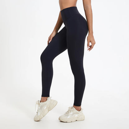 Women’s High Waist Yoga Leggings – Super Soft Gym Running Workout Tights with Push-Up Fit