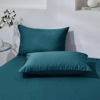 Funda de almohada de algodón premium – Funda de almohada de algodón peinado suave y transpirable para un sueño cómodo