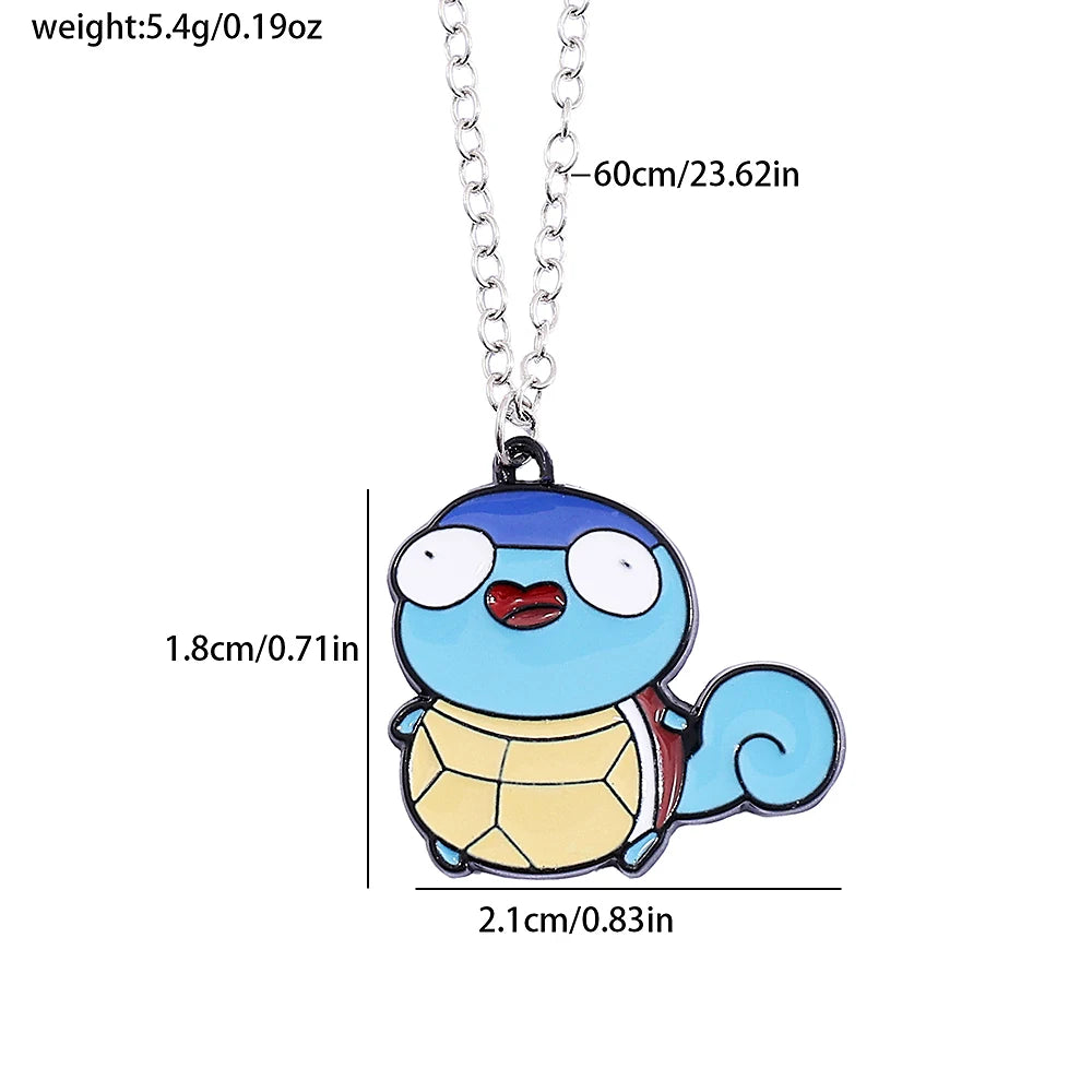 Pokémon Metal Figure Toy – Pikachu, Squirtle, Psyduck & Charmander Collectible Gift
