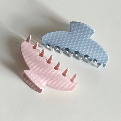 Pinzas grandes para el pelo – Pinzas antideslizantes de sujeción fuerte con estampado de cuadros y lunares retro para mujeres y niñas | Accesorios de moda para el día a día