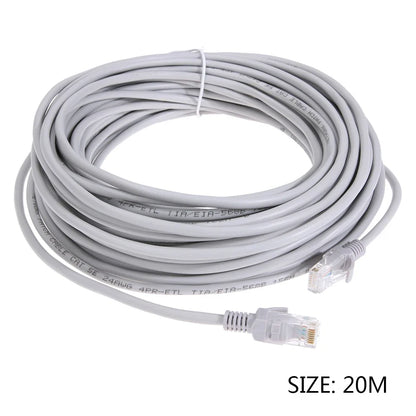 Cable Ethernet de alta velocidad – Cable de red LAN RJ45 para router, ordenador, portátil y dispositivos de monitorización, cable de conexión a Internet 1M/2M/3M/5M/10M/15M/30M