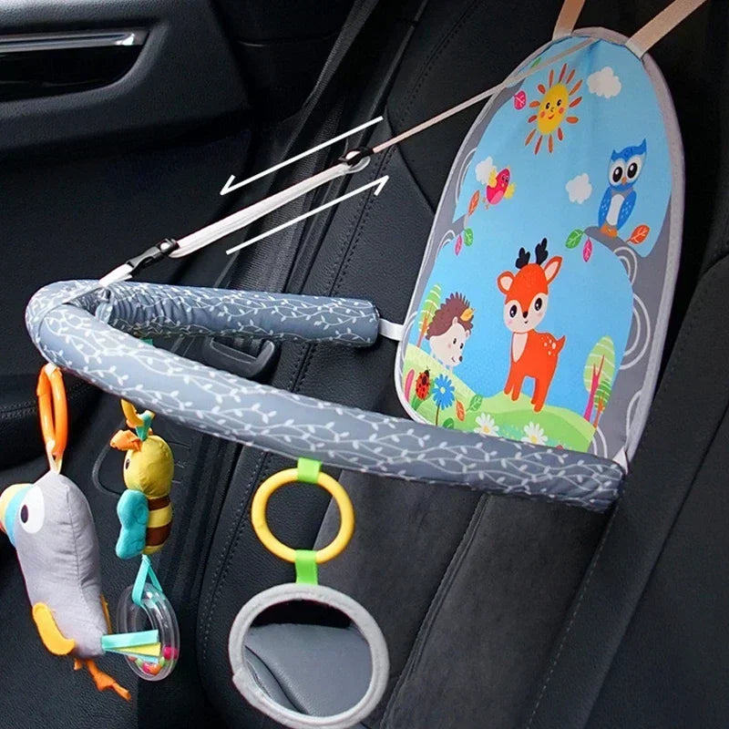 Juguete Colgante para Asiento de Bebé – Sonajero Colgante para Centro de Actividades Infantiles, Juguete Sensorial para Cochecito y Cuna para el Desarrollo Temprano, Juguete para Patadas para Bebés, Regalo para Niños Pequeños y Recién Nacidos