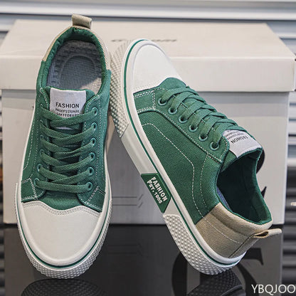Baskets Toile Homme – Chaussures Décontractées Légères et Respirantes, Baskets de Marche Confortables et Résistantes à l'Usure, Grandes Tailles