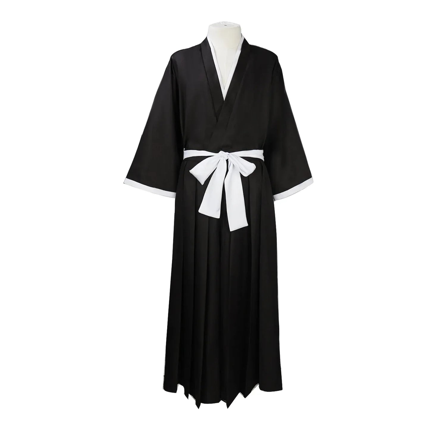 Bleach Kuchiki Rukia Cosplay Costume – Kimono Uniform Set | Unisex Anime Soul Society Outfit (Halloween / Party / Comic Con)