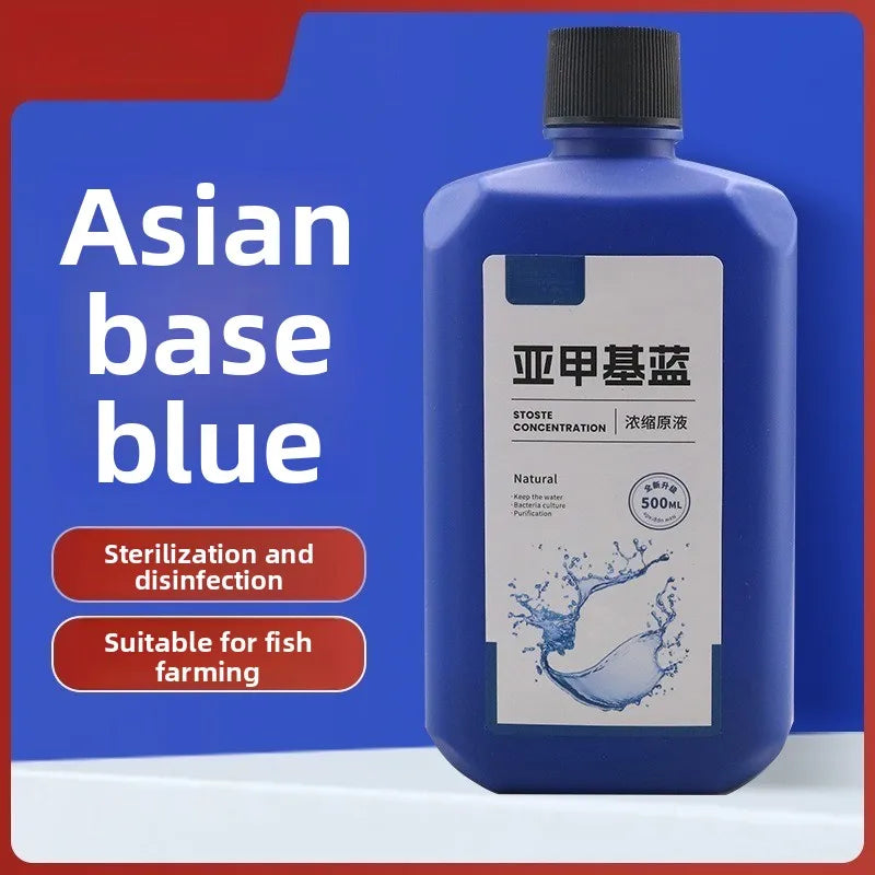 200ml/500ml Methylene Blue Aquarium Treatment – Concentrated Water Solution for Fish Tank Care, Fungus & White Spot Support, Tail Rot Treatment